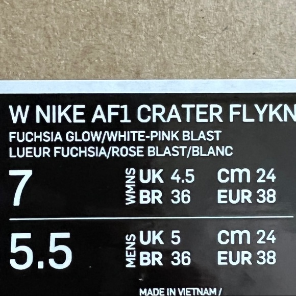NWT Nike Air Force Crater Flyknit Women’s Shoes - Picture 10 of 10